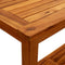 vidaXL - Tuinwandtafel - 110x40x75 - cm - massief - acaciahout