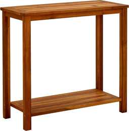 vidaXL - Tuinwandtafel - 80x35x75 - cm - massief - acaciahout