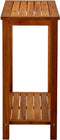 vidaXL - Tuinwandtafel - 80x35x75 - cm - massief - acaciahout