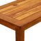 vidaXL - Tuinwandtafel - 80x35x75 - cm - massief - acaciahout