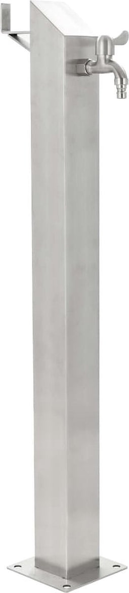 vidaXL - Tuinwaterkolom - vierkant - 95 - cm - roestvrij - staal