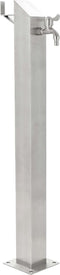 vidaXL - Tuinwaterkolom - vierkant - 95 - cm - roestvrij - staal