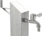 vidaXL - Tuinwaterkolom - vierkant - 95 - cm - roestvrij - staal