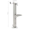 vidaXL - Tuinwaterkolom - vierkant - 95 - cm - roestvrij - staal
