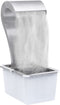 vidaXL - Tuinwaterval - 52,4x34,2x82 - cm - roestvrij - staal - zilverkleurig