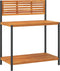 vidaXL - Tuinwerktafel - 90x50x110 - cm - massief - acaciahout - en - staal