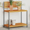 vidaXL - Tuinwerktafel - 90x50x110 - cm - massief - acaciahout - en - staal