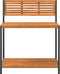 vidaXL - Tuinwerktafel - 90x50x110 - cm - massief - acaciahout - en - staal