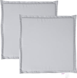 vidaXL - Tuinzitkussens - 2 - st - vierkant - 45x45x2 - cm - lichtgrijs