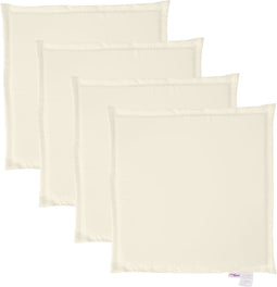 vidaXL - Tuinzitkussens - 4 - st - vierkant - 45x45x2 - cm - crèmekleurig