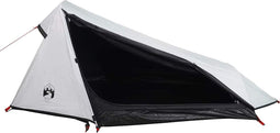 vidaXL - Tunneltent - 1-persoons - waterdicht - verduisterend - stof - wit