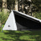 vidaXL - Tunneltent - 1-persoons - waterdicht - verduisterend - stof - wit