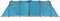 vidaXL - Tunneltent - 10-persoons - waterdicht - blauw