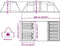 vidaXL - Tunneltent - 10-persoons - waterdicht - blauw