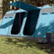 vidaXL - Tunneltent - 10-persoons - waterdicht - blauw