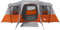 vidaXL - Tunneltent - 16-persoons - waterdicht - grijs