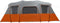 vidaXL - Tunneltent - 16-persoons - waterdicht - grijs