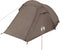 vidaXL - Tunneltent - 2-persoons - waterdicht - bruin