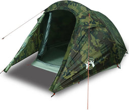 vidaXL - Tunneltent - 2-persoons - waterdicht - camouflage
