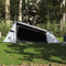 vidaXL - Tunneltent - 2-persoons - waterdicht - verduisterend - stof - wit