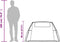 vidaXL - Tunneltent - 2-persoons - waterdicht - verduisterend - stof - wit