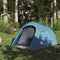 vidaXL - Tunneltent - 3-persoons - waterdicht - blauw