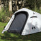 vidaXL - Tunneltent - 3-persoons - waterdicht - verduisterend - stof - wit