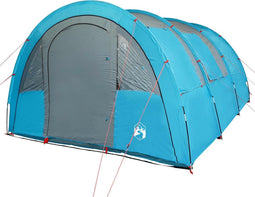 vidaXL - Tunneltent - 4-persoons - waterdicht - blauw