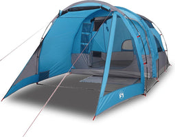 vidaXL - Tunneltent - 4-persoons - waterdicht - blauw