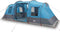 vidaXL - Tunneltent - 4-persoons - waterdicht - blauw