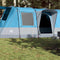 vidaXL - Tunneltent - 4-persoons - waterdicht - blauw