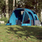 vidaXL - Tunneltent - 4-persoons - waterdicht - blauw