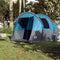 vidaXL - Tunneltent - 4-persoons - waterdicht - blauw