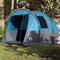 vidaXL - Tunneltent - 4-persoons - waterdicht - blauw