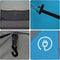 vidaXL - Tunneltent - 4-persoons - waterdicht - blauw