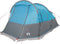 vidaXL - Tunneltent - 4-persoons - waterdicht - blauw