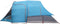 vidaXL - Tunneltent - 4-persoons - waterdicht - blauw