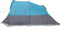 vidaXL - Tunneltent - 4-persoons - waterdicht - blauw