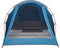 vidaXL - Tunneltent - 4-persoons - waterdicht - blauw