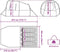 vidaXL - Tunneltent - 4-persoons - waterdicht - blauw