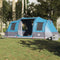 vidaXL - Tunneltent - 4-persoons - waterdicht - blauw