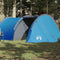 vidaXL - Tunneltent - 4-persoons - waterdicht - blauw