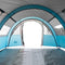 vidaXL - Tunneltent - 4-persoons - waterdicht - blauw