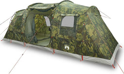 vidaXL - Tunneltent - 4-persoons - waterdicht - camouflage