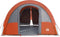 vidaXL - Tunneltent - 4-persoons - waterdicht - grijs - en - oranje
