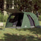 vidaXL - Tunneltent - 4-persoons - waterdicht - groen