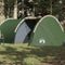 vidaXL - Tunneltent - 4-persoons - waterdicht - groen