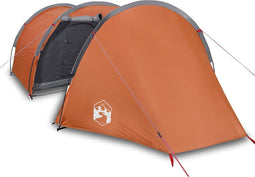 vidaXL - Tunneltent - 4-persoons - waterdicht - oranje