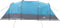 vidaXL - Tunneltent - 6-persoons - waterdicht - blauw