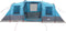 vidaXL - Tunneltent - 6-persoons - waterdicht - blauw